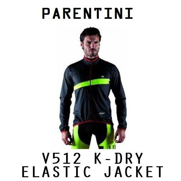(パレンティーニ)PARENTINI V512 K-DRY ELASTIC JACKET / レインジャケット/Lサイズ
