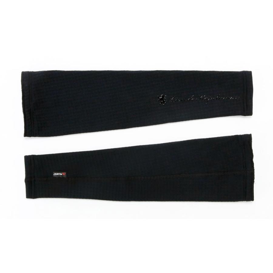 リオン・ド・カペルミュール ポーラテック アームウォーマ パワー グリッド (ブラック) Lion de KAPELMUUR Polartec Arm Warmers Power Grid / Lサイズ
