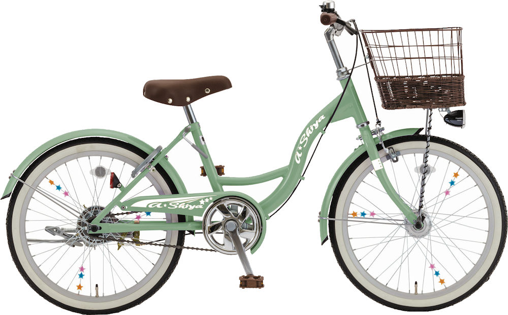 子供用自転車 シオノ エイシア 20 オートライト (サワーグリーン) SHIONO ASIA 20 塩野自転車 シティサイクル