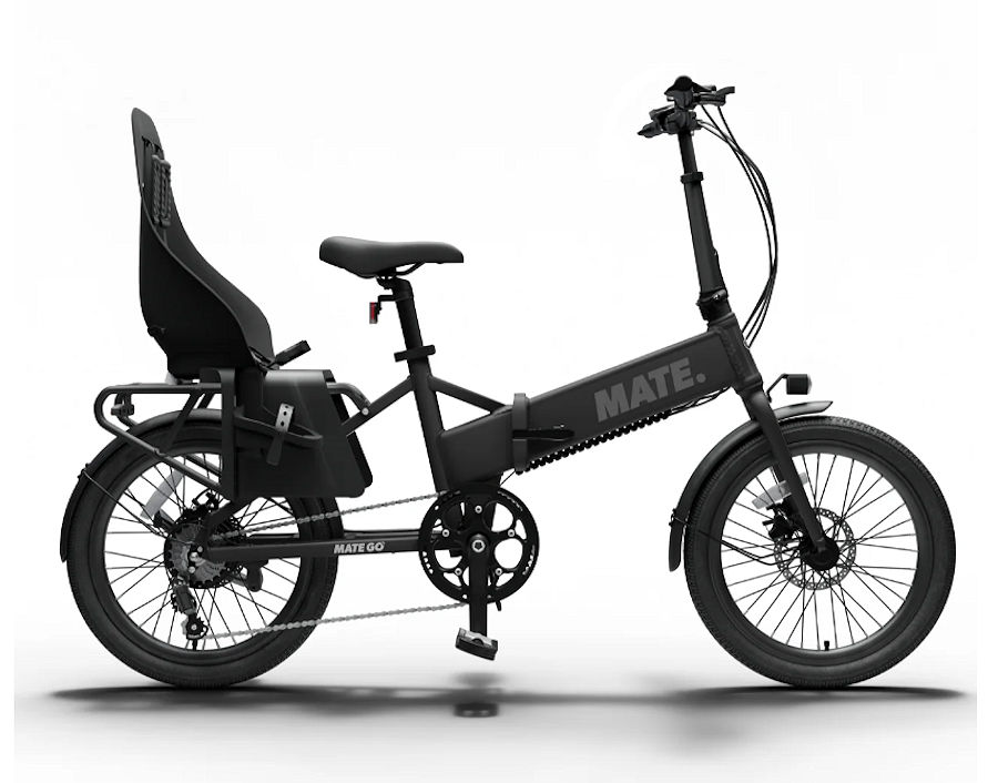 【対面販売】 MATE.BIKE (メイトバイク) MATE GO+ Family (OGK) (Subdued Black) (メイトゴープラス ファミリー オージーケイ) 折り畳み電動アシスト小径車