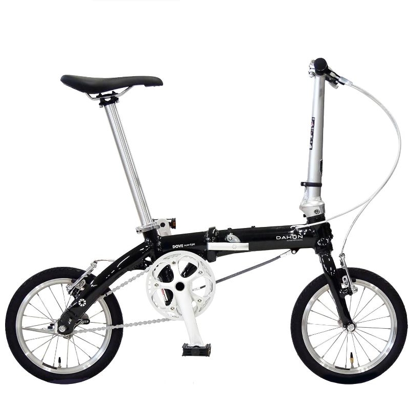 DAHON INTERNATIONAL ダホンインターナショナル Dove super light / ダヴスーパーライトフォールディングバイク 14インチ アルミフレーム(Coal Black)