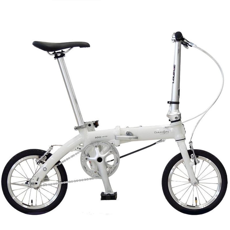 DAHON INTERNATIONAL ダホンインターナショナル Dove super light / ダヴスーパーライトフォールディングバイク 14インチ アルミフレーム(Pure White)