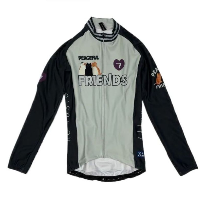 7-ITA（セブン・アイティーエー）7ITA Friends Lady LS Jersey Cream / レディース ロングスリーブジャージ  ウェア (Mサイズ）セブンイタリア