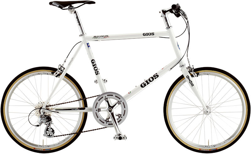 ジオス ミグノン (ホワイト) 2023 GIOS MIGNON ミニベロ 小径自転車