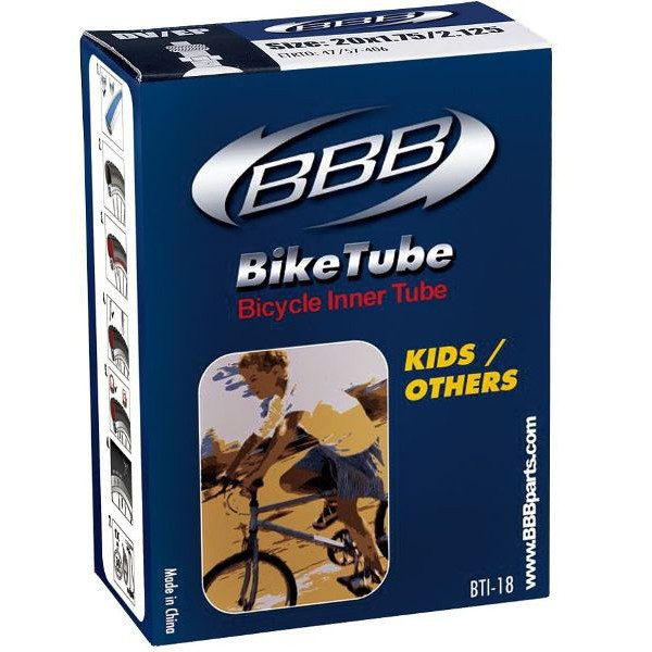 【BBB】BBB BTI-21 KIDS自転車チューブ　2０X1.75/2.25 　EV40mm（762011）