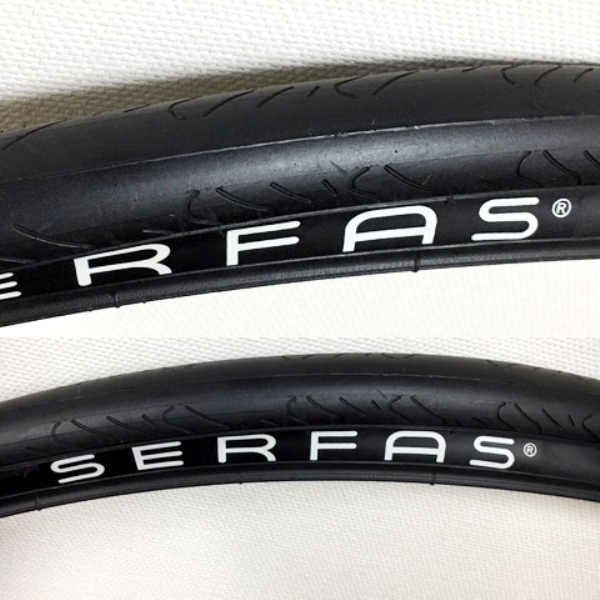 SERFAS(サーファス) 自転車用 タイヤ セカ ロード 700X28C ブラック  728642【限定】
