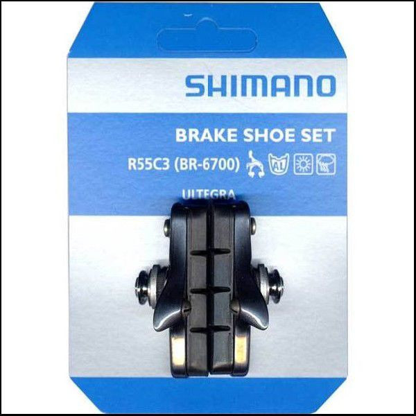 SHIMANO(シマノ)　BR-6700G 【グロッシー】R55C3カートリッジブレーキシューセット Y8G698130 (ロードブレーキ用）