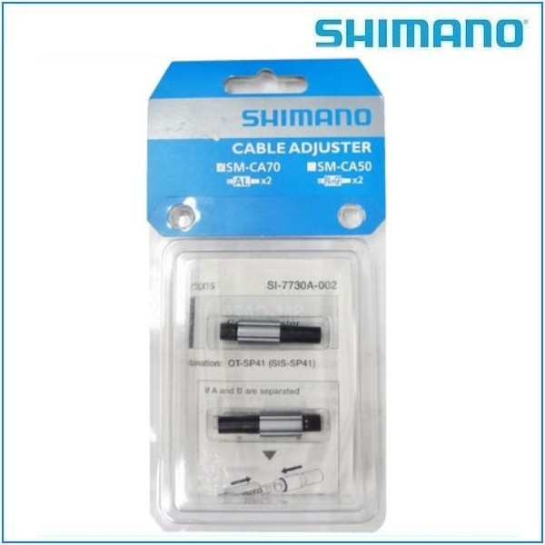シマノ ケーブルアジャスター アルミ 1ペア(2個入り) シフト用 SHIMANO SM-CA70
