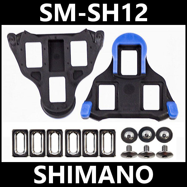 SHIMANO SM-SH12 青色 クリートセット (2度フロントセンターピボットモード/左右ペア) ビンディング ペダル /Y40B98140/