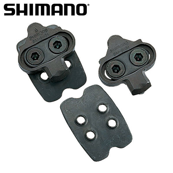 SHIMANO SM-SH51 ナットプレート付 SPDペダルクリートセット (シングルリリースモードペア) ビンディング /Y42498200/