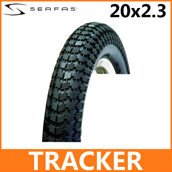 サーファス トラッカー 20x2.3 (720083) ブラック SERFAS TRACKER BMX用タイヤ