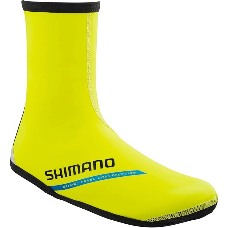 SHIMANO DUAL FIT サーマル シューカバー (イエロー) シマノ メンズ サイクル シューカバー Mens / Lサイズ