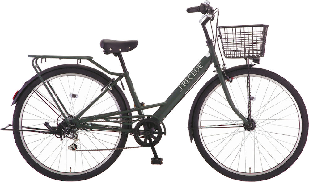 サカモトテクノ 700C プリシード 外装６段変速 オートライト (2color) SAKAMOTO TECHNO PRECEDE S-tech シティサイクル