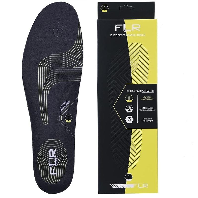 FLR エリートパフォーマンスインソール (イエロー) ロード サイクル ビンディング シューズ中敷き　42/43用
