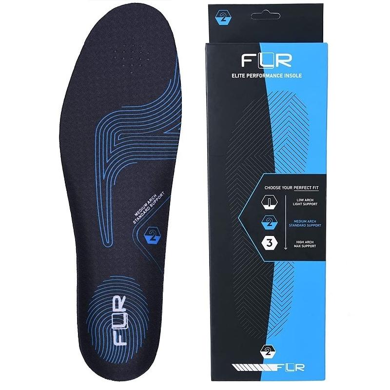 FLR エリートパフォーマンスインソール (ブルー) ロード サイクル ビンディング シューズ中敷き　44/45用