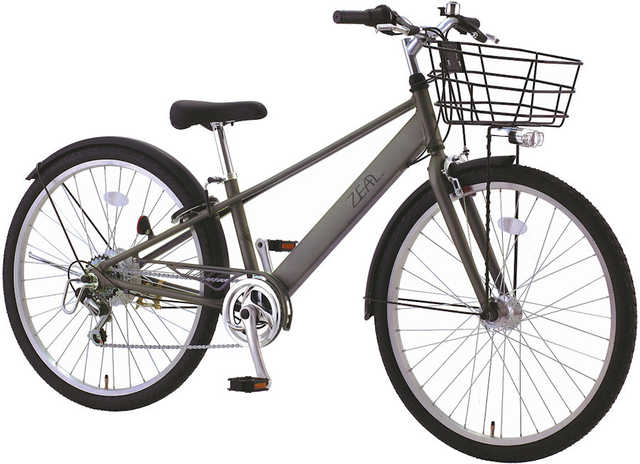 サカモトテクノ ゼール 26インチ 外装6段変速 LEDオートライト (3color) 子ども用自転車 ZEAL 26 6S AT S-tech SAKAMOTO TECHNO