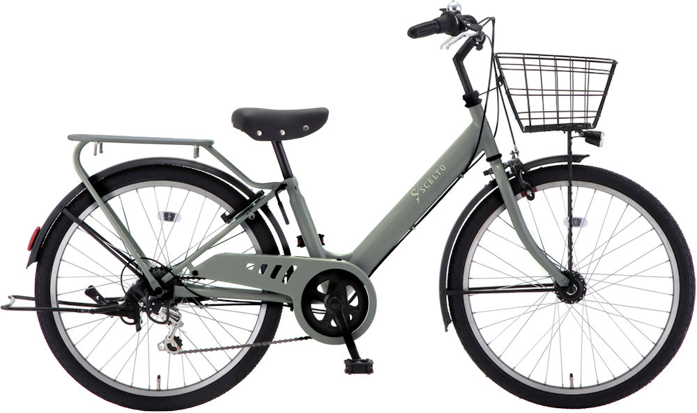 サカモトテクノ シェルト 24インチ 外装6段変速 LEDオートライト (3color) BAA適合 子供用自転車 SCELTO 24 6S S-tech SAKAMOTO TECHNO