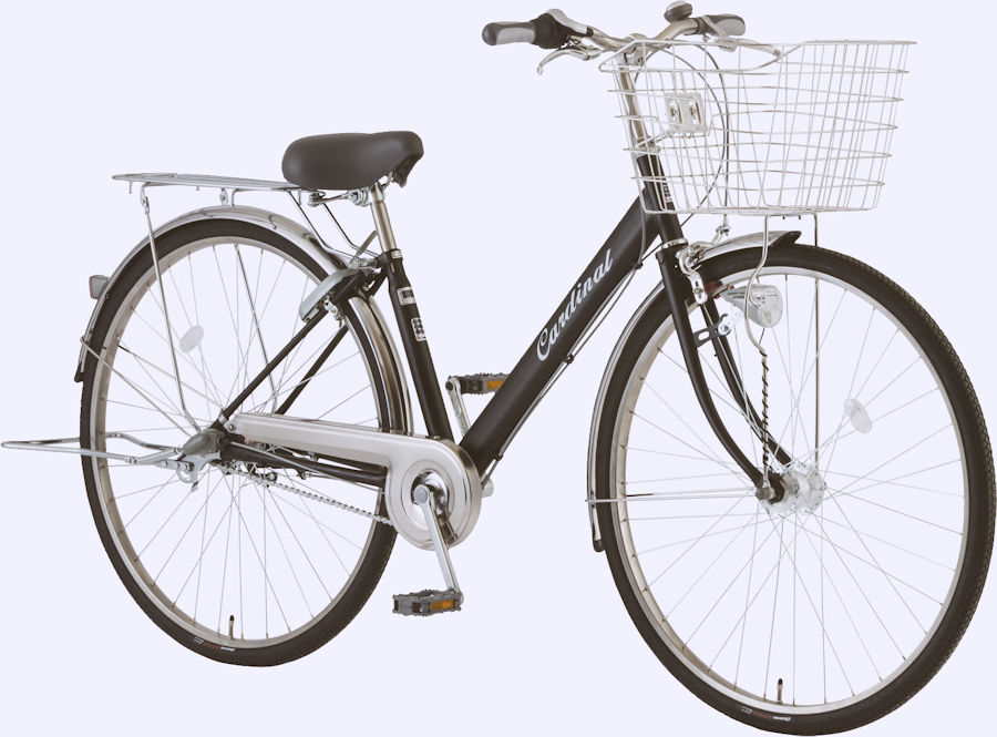 シティサイクル シオノ カーディナル 27 内装3段変速 LEDオートライト (2color) SHIONO CARDINAL 273AT 塩野自転車