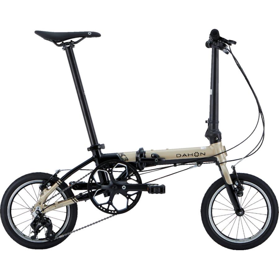 DAHON K3 (シャンパン/ブラック) ダホン K3 折りたたみ自転車 14インチ フォールディングバイク