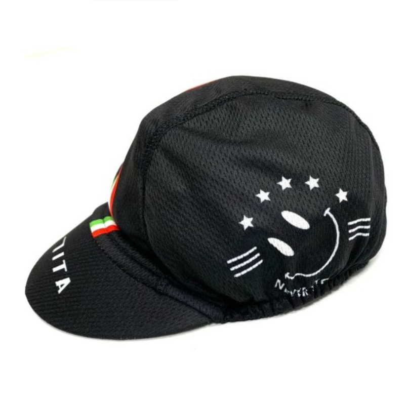 7-ITA (セブン・アイティーエー) Smile Summer Cap Black キャップ / セブンイタリア (1ZK-SMM-SC-BKON)