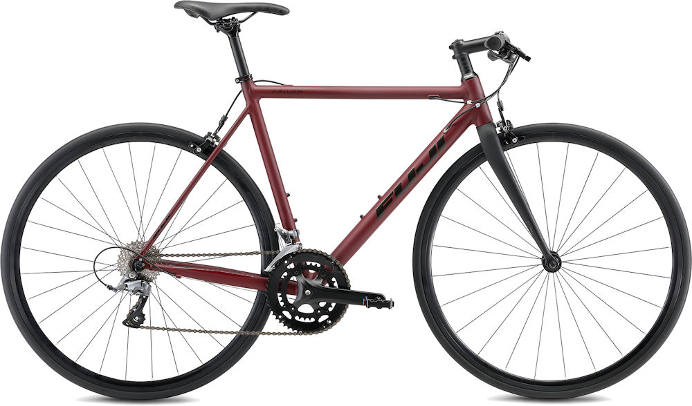 FUJI AKILAH (マットレッドク) 2026 フジ アキラ フラットバー ロード バイク Matte Red