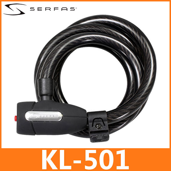 サーファス KL-501 キーケーブルロック 12mm (030171) SERFAS KEY CABLE LOCK